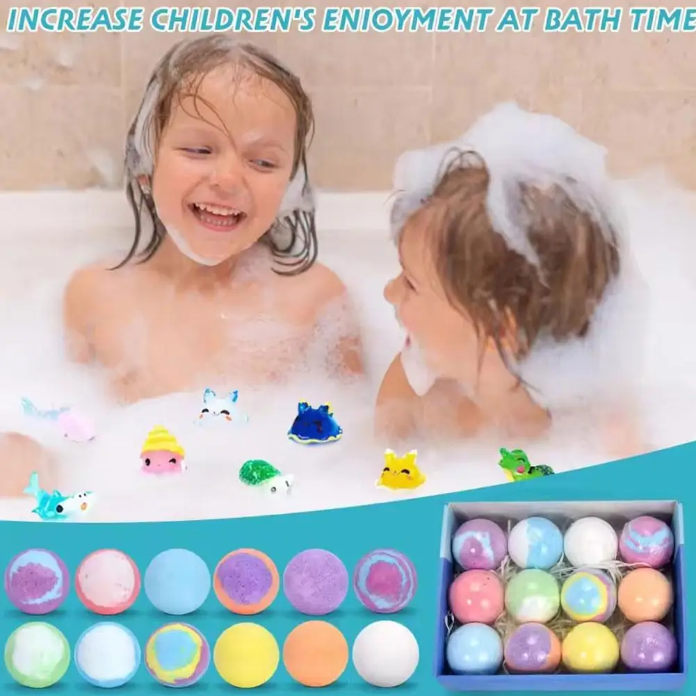 

Kids Bath Ball Set Funny Kids Bath Salt Ball Surprise Bubble Bath Creative Home Bath Accessories Gifts For Dry Skin Moisturize