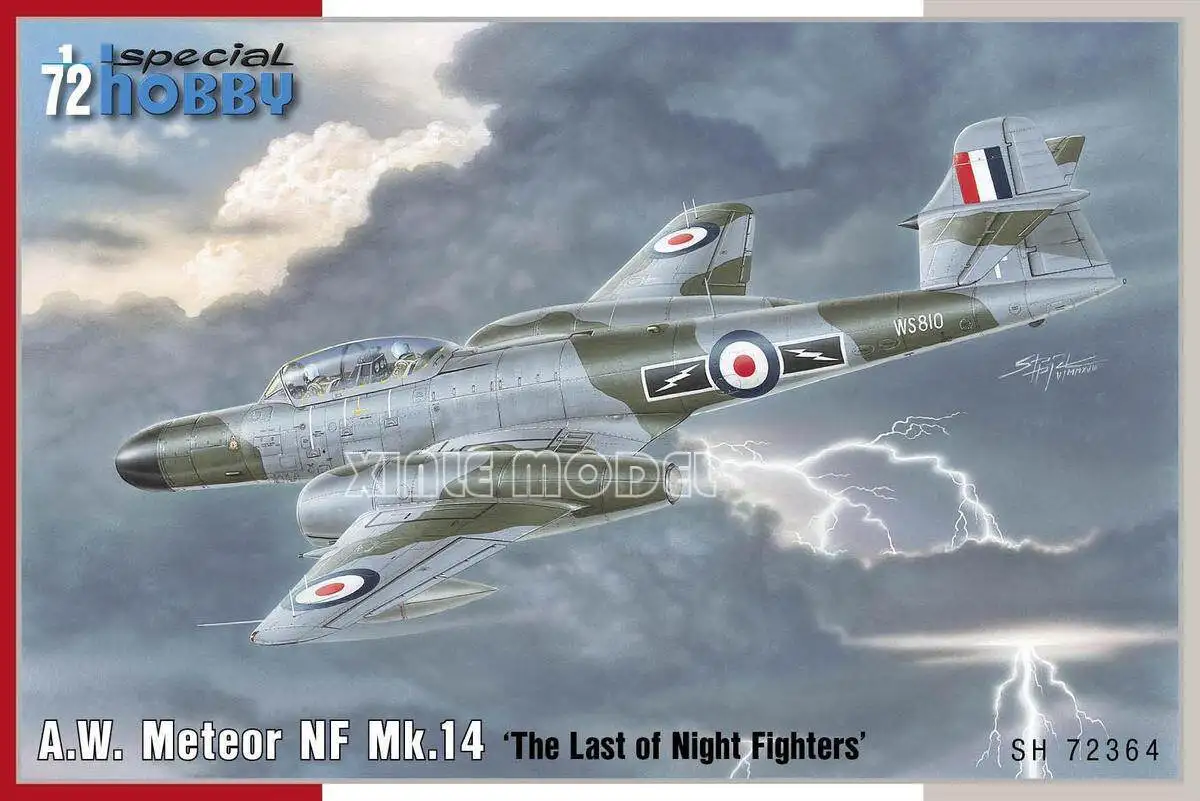 

Special Hobby Plastic Assembled Aircraft Model Kit 72364 A.W. Meteor NF Mk.14 1/72