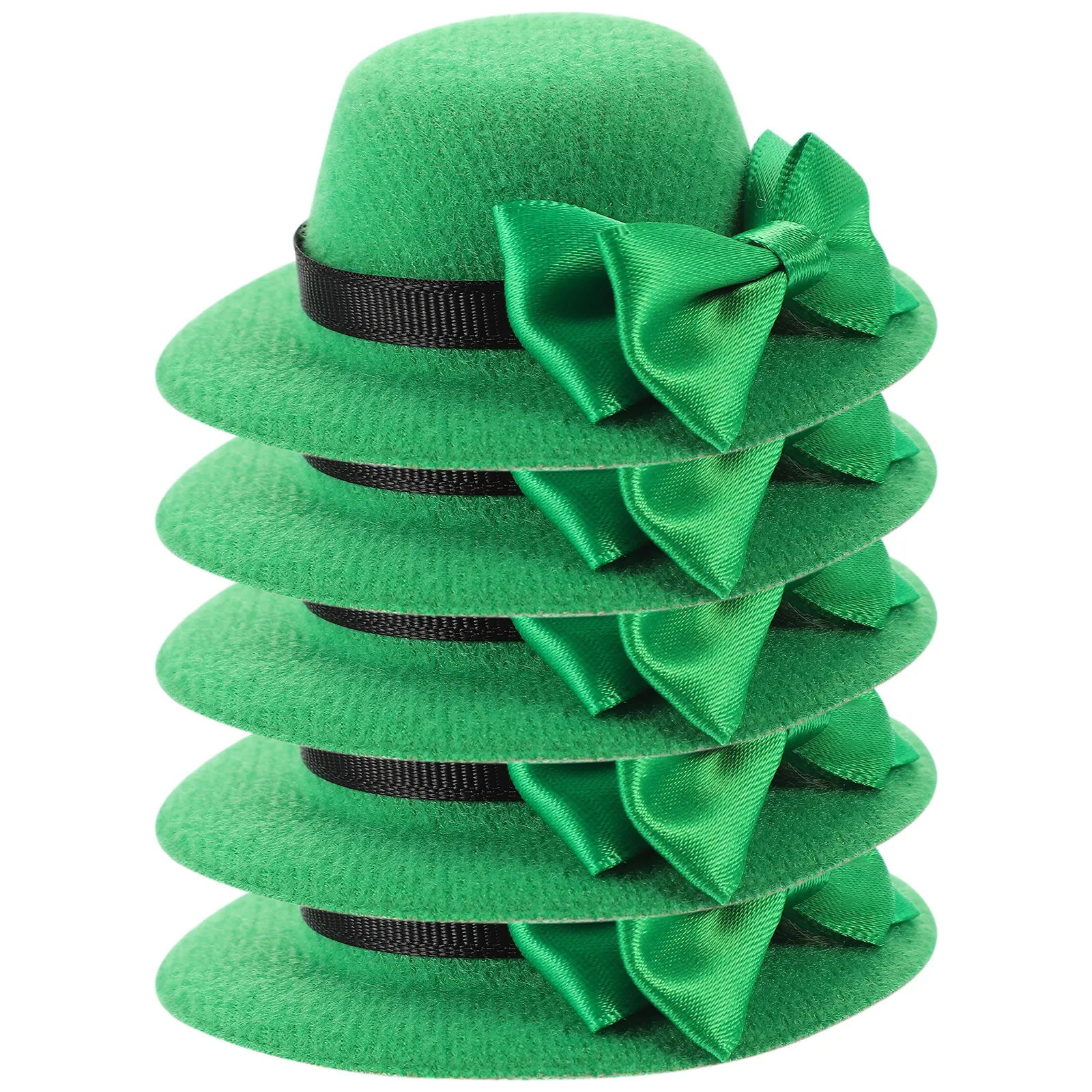 

5Pcs St Patrick's Day Eva Felt Wine Bottle Hat Decors Party Decorative Ornaments