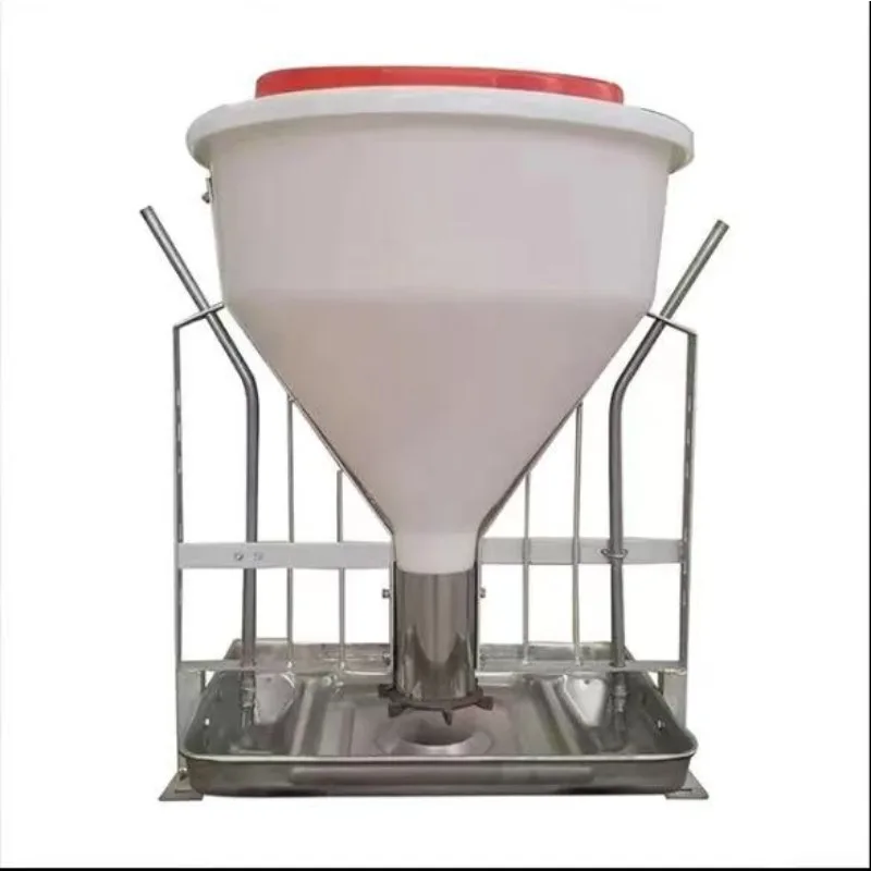 

Round Pig Feeding Tank Stainless Steel Dry and Wet Feeder Automatic