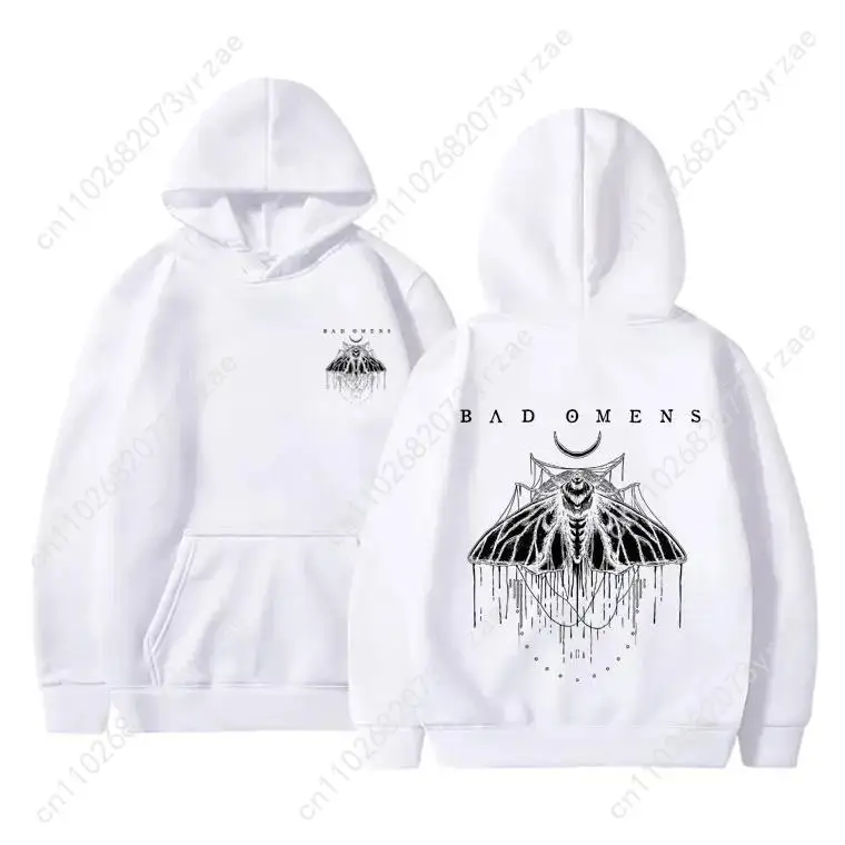 Bad Omens Band Retro Hoodie Superzacht Sweatshirt Heren Dames Pullover Mode Comfortabele Sweatshirts Ademende Vintage Tops