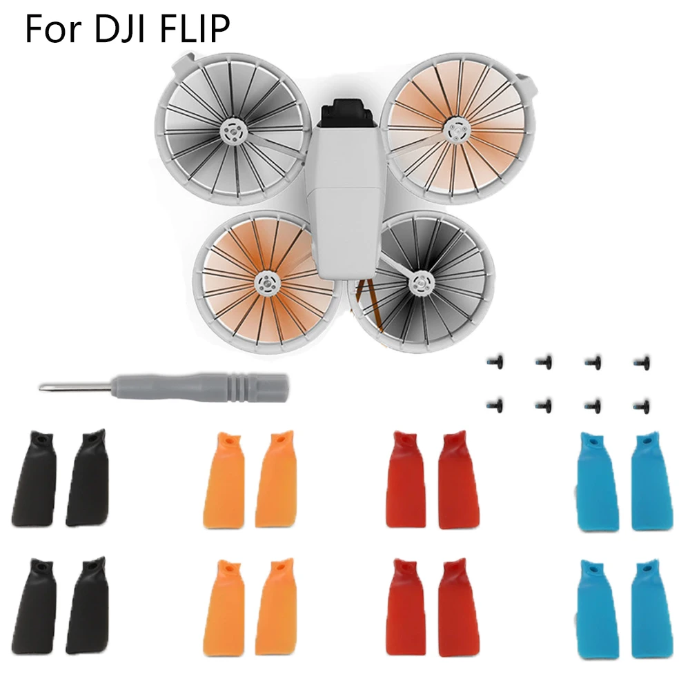 

Colorful Replacement Propellers For DJI FLIP Blade Spare Part 8pcs Paddles For FLIP Drone Convenient Installation Accessories