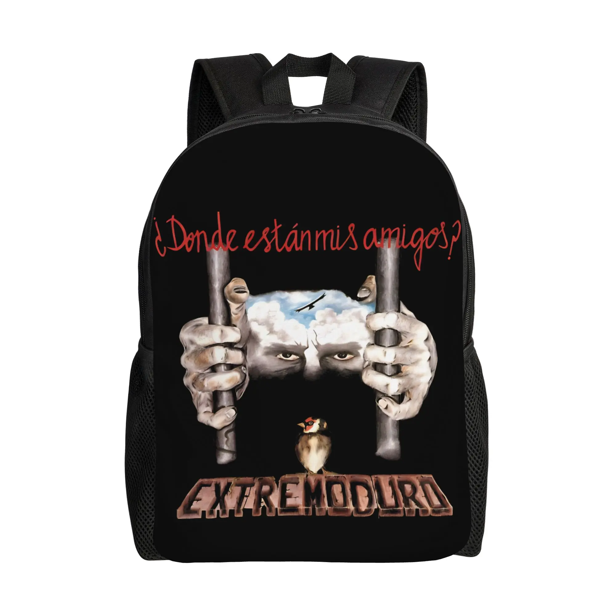 

Rock legend! Extremoduro, Where Are My Friends Backpack Female Backpacks Polyester High School Bags Trekking Designer Rucksack