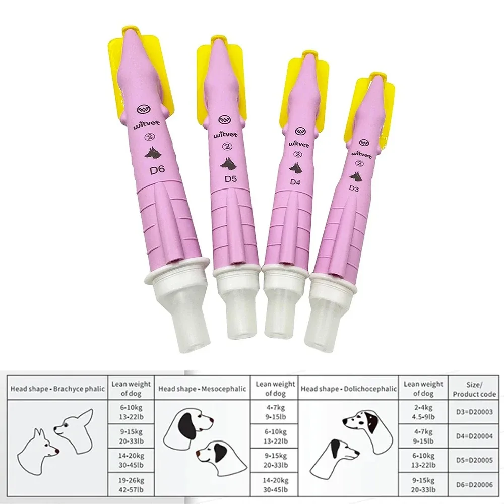 Cat Dogs Rabbit Blind Intubation Tube Medical Soft V-Gel Supraglottic Airway ET Tube Device for Cats Veterinary Tools