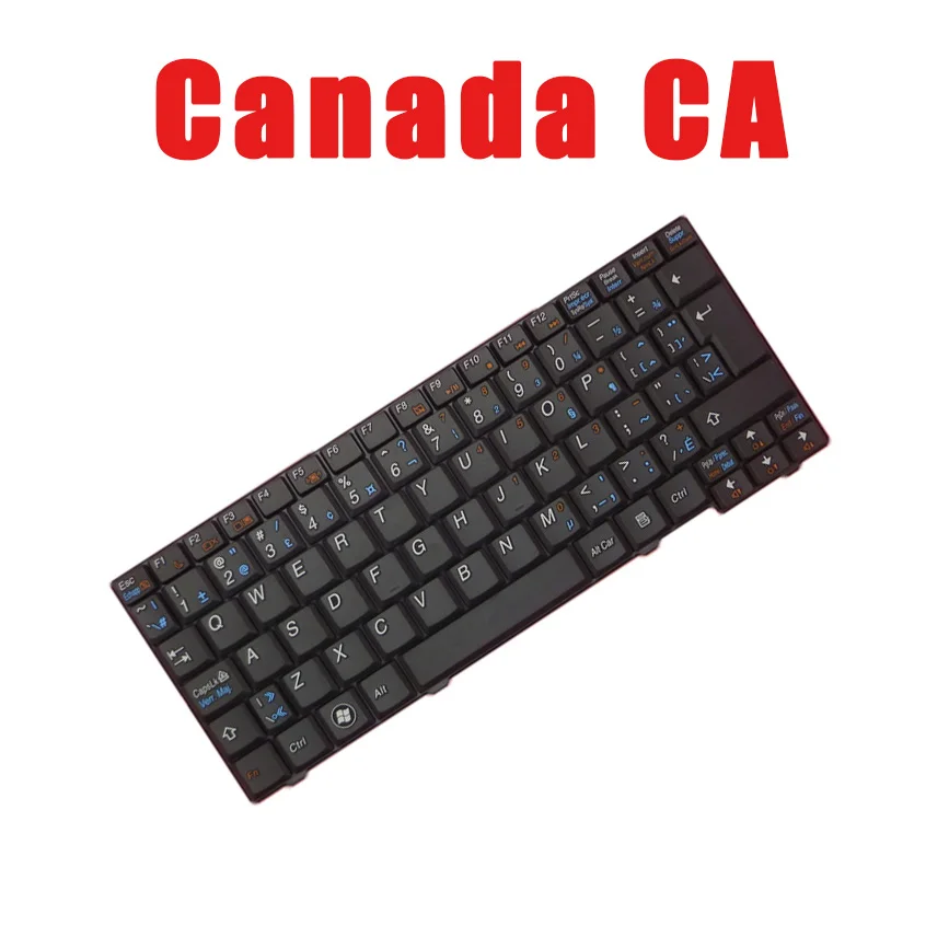 

Laptop Keyboard For Lenovo S10-2 S10-2C S10-3C Canada CA Denmark DM Germany GR Slovenian SL Spain SP Black New