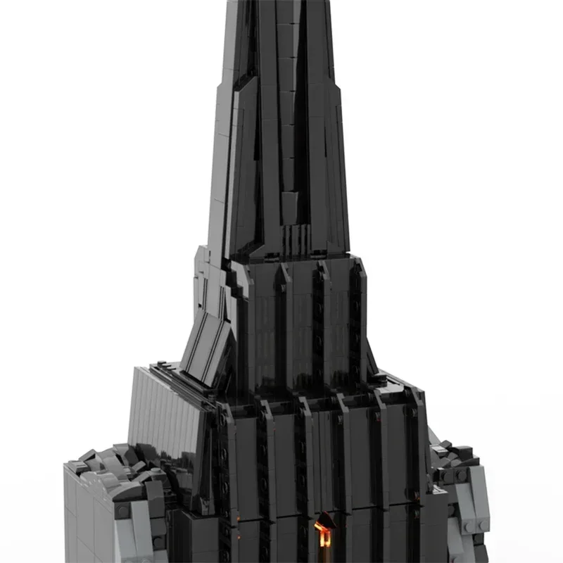 Moc قوالب بناء الفيلم الدائري الشهير القلعة العسكرية السوداء التكنولوجيا وحدات كتل هدايا عيد الميلاد اللعب لتقوم بها بنفسك مجموعات الجمعية