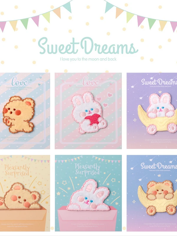 

Милая нашивка-аппликация с вышивкой в виде медведя, самоклеящаяся, декоративная, для рюкзаков, модная, универсальная, N415, для шитья своими руками