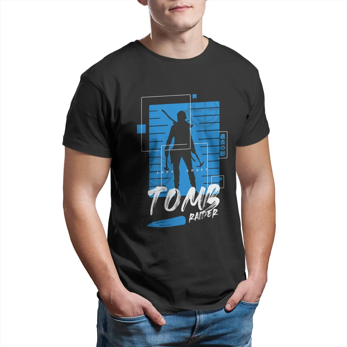 

Lara Croft Bee159 Tomb Raider tops 100% Cotton plus size Classic t shirt Men's clothing Big size Printed t-shirt