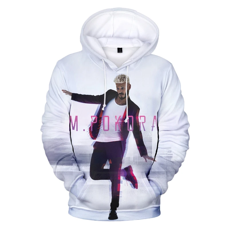 M.Pokora 3D Printed Hoodies Men Women Casual Oversized Pullover Matt Pokora Harajuku Streetwear Hoodies Oversized