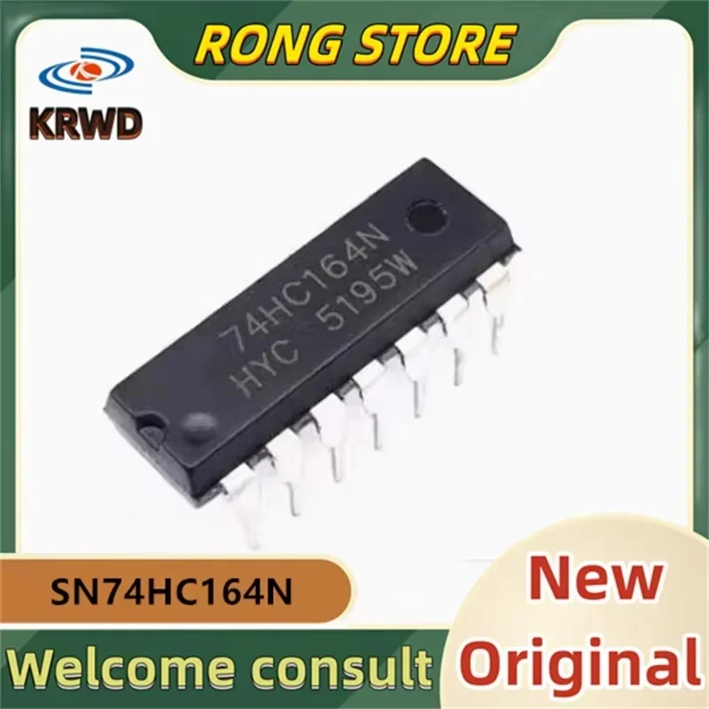 10PCS 74HC164N New original SN74HC164N 74HC164 DIP-14