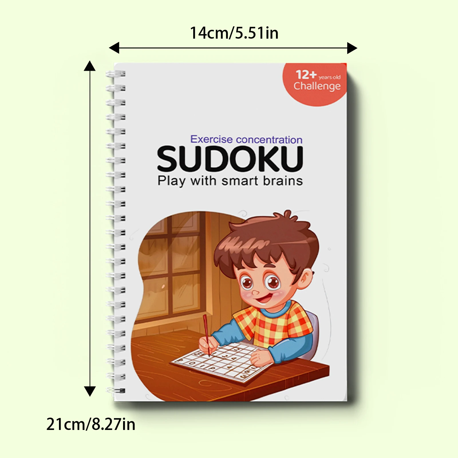 Kids Sudoku Activity Books for Ages 3–6,6-9,9-12,12+ – Easy to Challenging Logic Puzzles for Smart Thinking