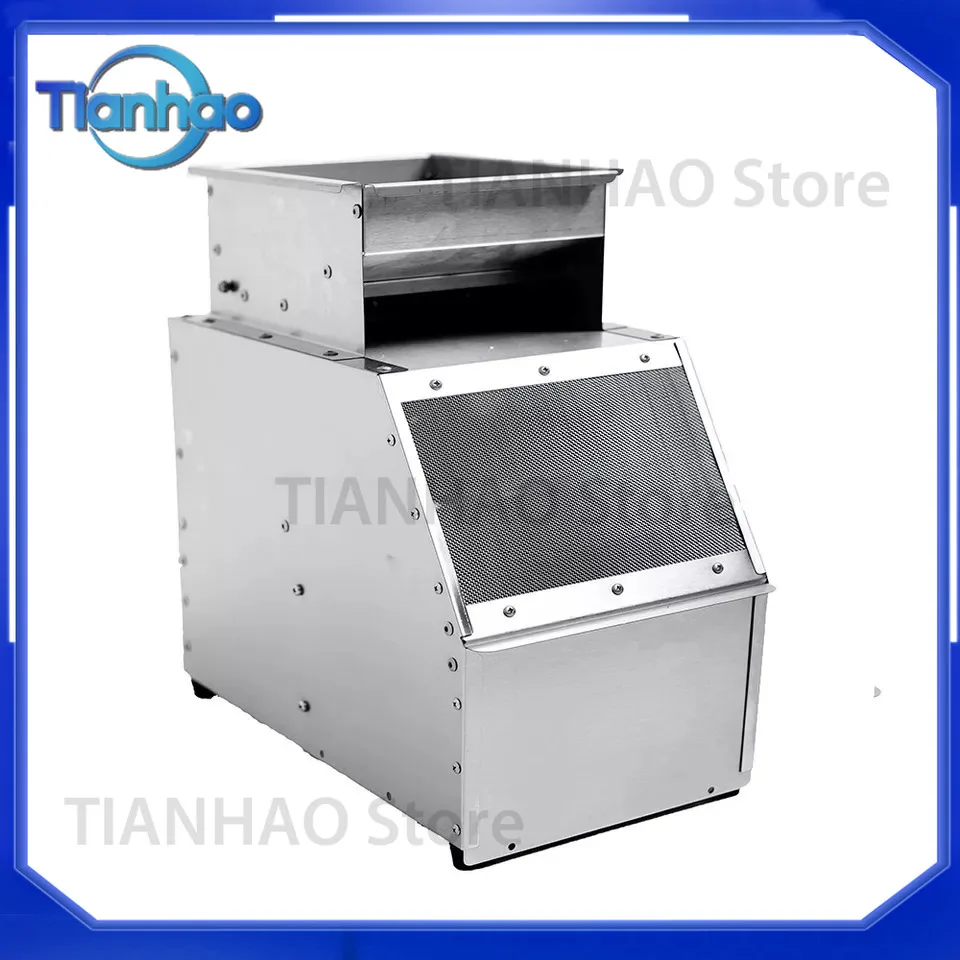 Electric Grain Thrower and Wind Sheller for Small Grain Winnowing Machine Blown Shell Separator for Bird Feed Selection