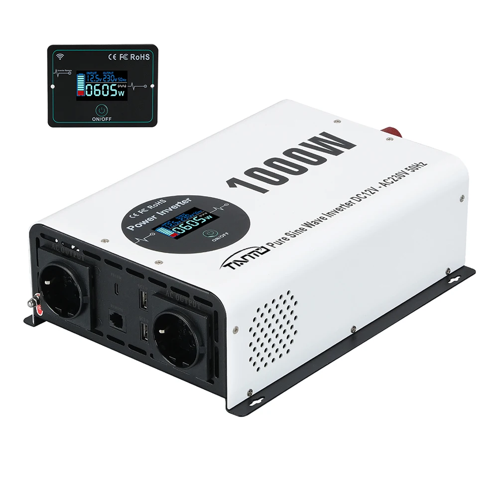 1500W DC 12V 24V to AC 220V Portable USB Car Power Inverter Adapter Fast Charging Car Universal Socket