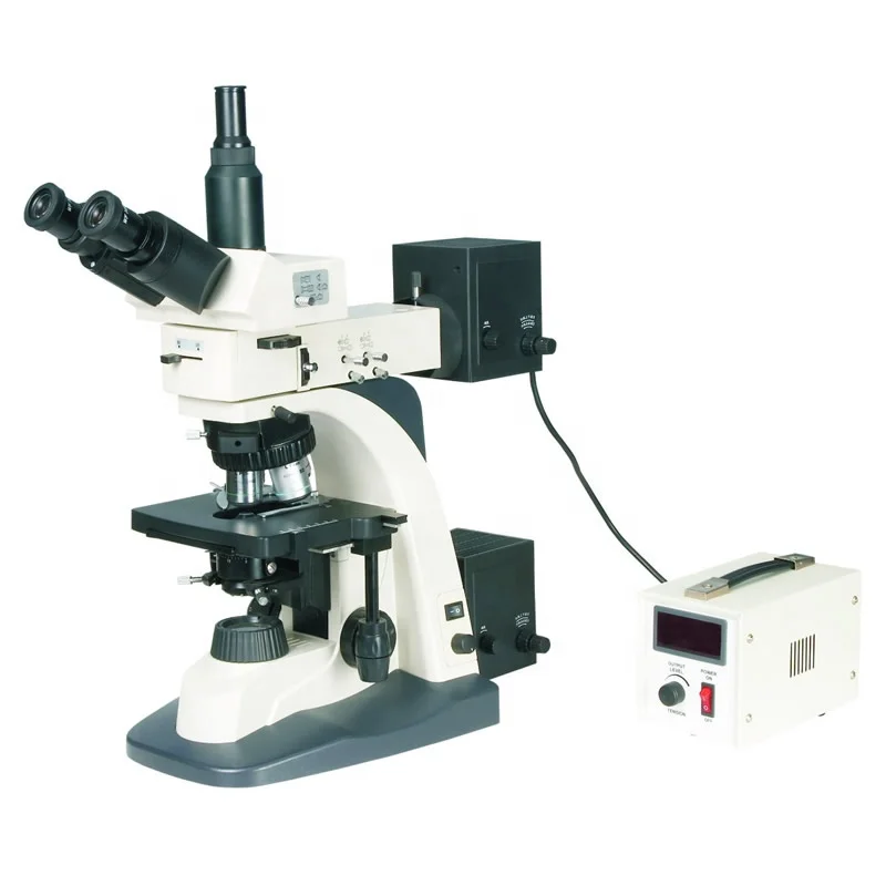 OPTO-EDU A13.1104 50x-400x Bright and Dark Field with Long Working Distance Trinocular Metallurgical microscope