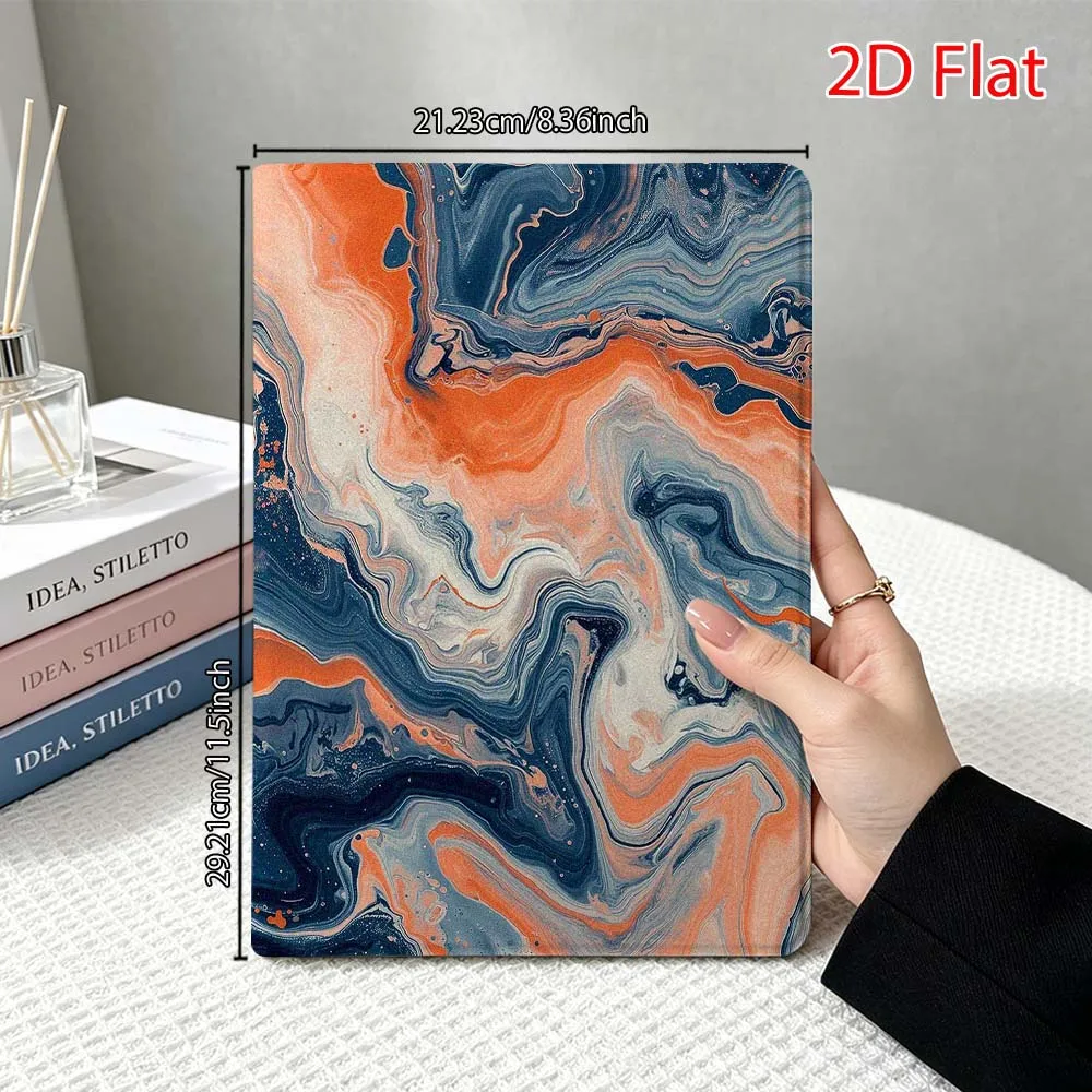Coffee Colored Water Soft For OPPO VIVO IQOO OnePlus Realme Pad 3 Pro 13 12.1 11.4 11 inch Pen Tray Tablet Case 4