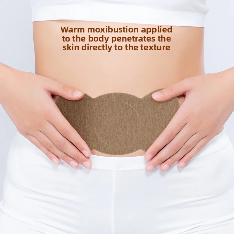 5-Pcs Moxa Belly Patches - Herbal Extract Waline Slimming & Detox Stickers