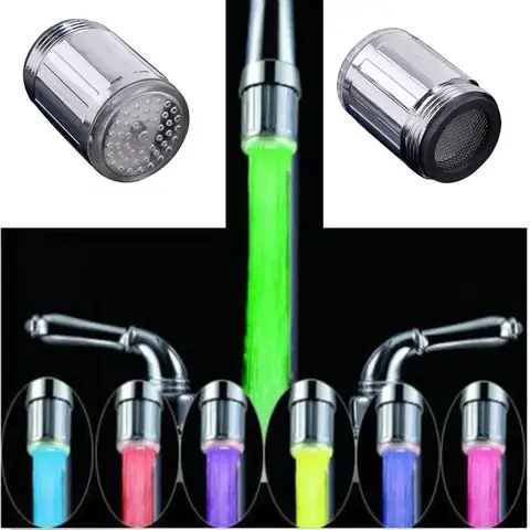 Luminous LED Faucet Shower Nozzle