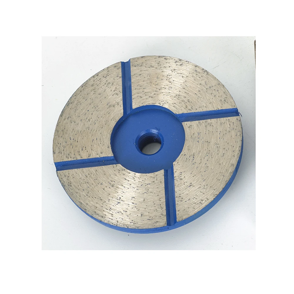 1Pc 4 "100mm diamentowa tarcza szlifierska rowkowana ściernica ścierna podkładka marmurowa betonowa podłoga diamentowa miska bloczek do polerowania