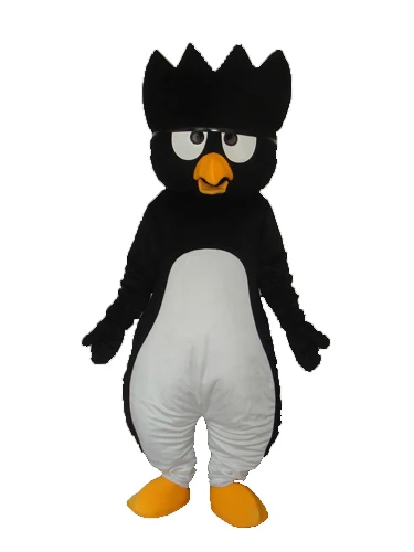 Novo personagem adulto preto pequeno pinguim mascote traje halloween vestido de natal adereços de corpo inteiro roupa traje da mascote