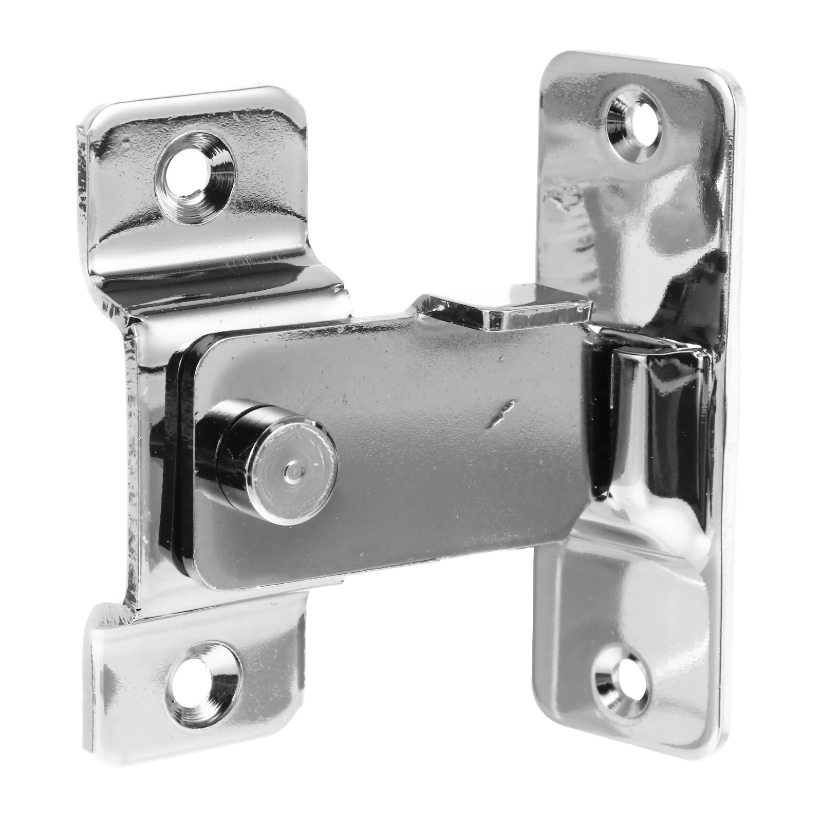 

Stainless Steel Door Buckle Locks Heavy Duty Latch for Intelligent Gate Silver Doors Office Barn Bedroom Cabinet Kitchen