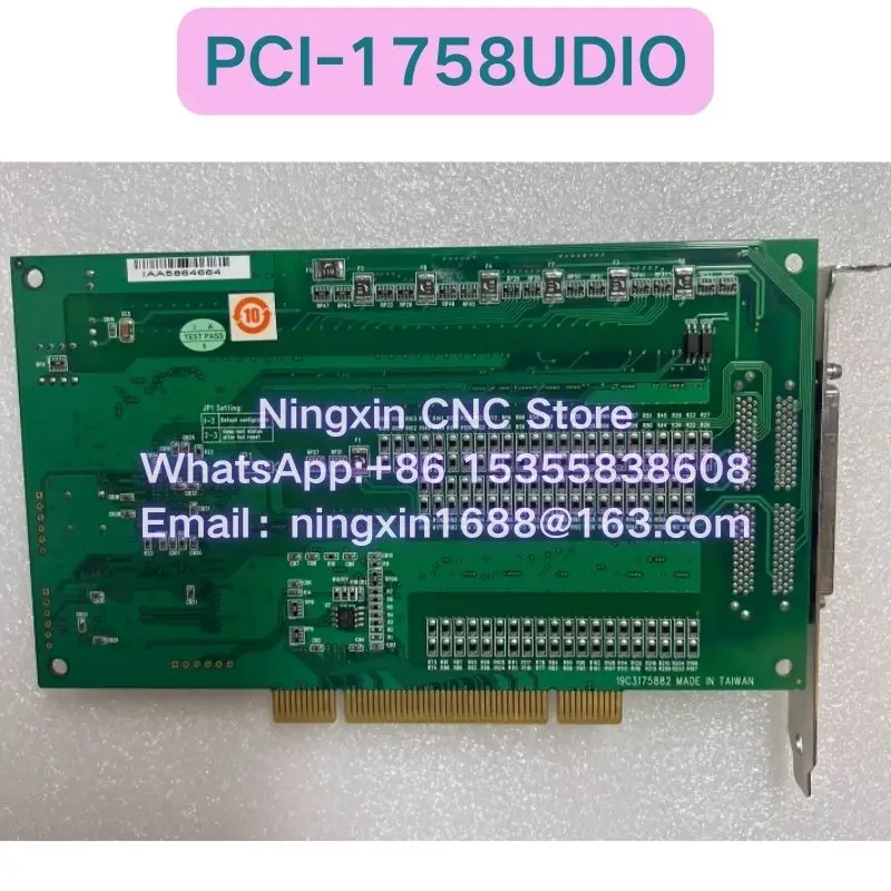 Second-hand PCI-1758UDIO PCI-1758UDIO REV.A1 capture card Functional test OK Fast delivery