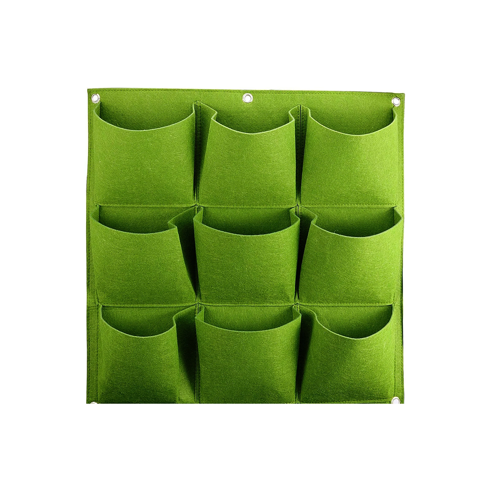 Hanging Plant Grow Bags Vertical Wall Mounted Planter For Outdoor And Indoor Use Felt Material Space-saving Design For Gardening gallery 5
