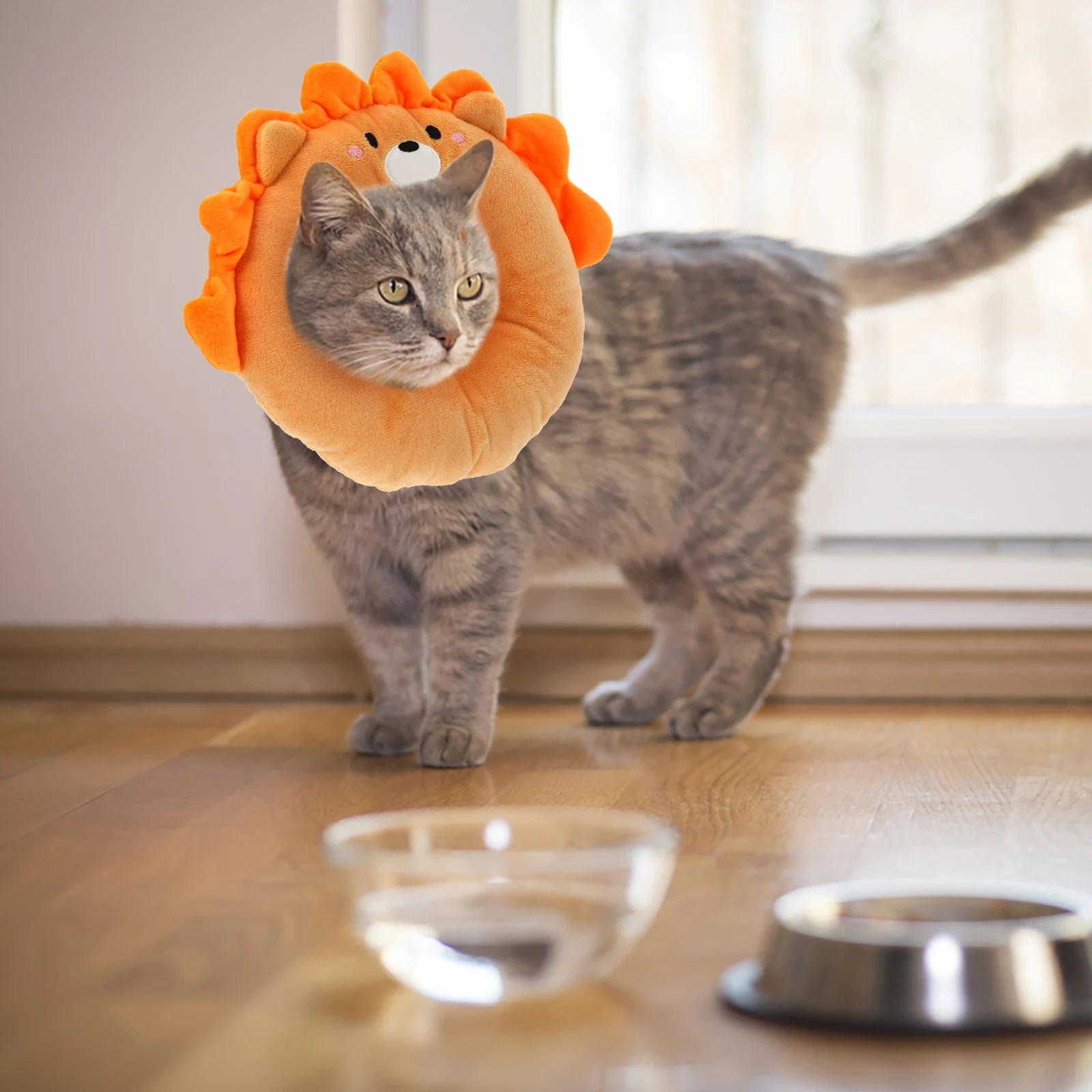 

Anti Licking Ring Cat Recovery Collar Soft Adjustable Pet Cone Post Surgery Cat Recovery Cone Dog Accessories Pet Supplies