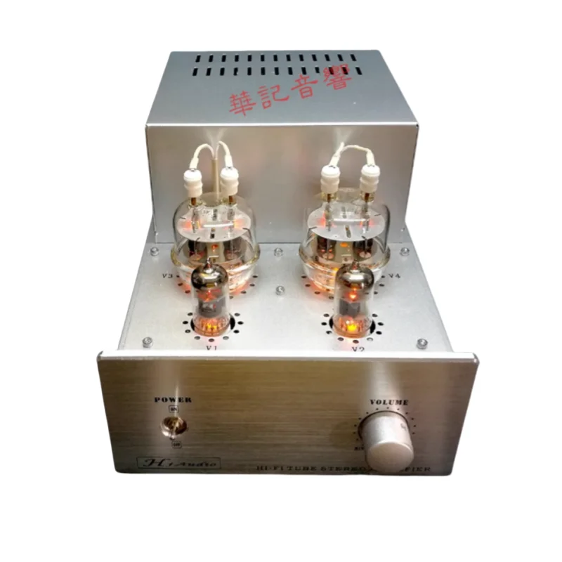 Huaji 10W×2 ST-FU32PP 6F2+FU32 tube push-pull amplifier, frequency response: 28HZ-20KHZ, input voltage: 115V/230V