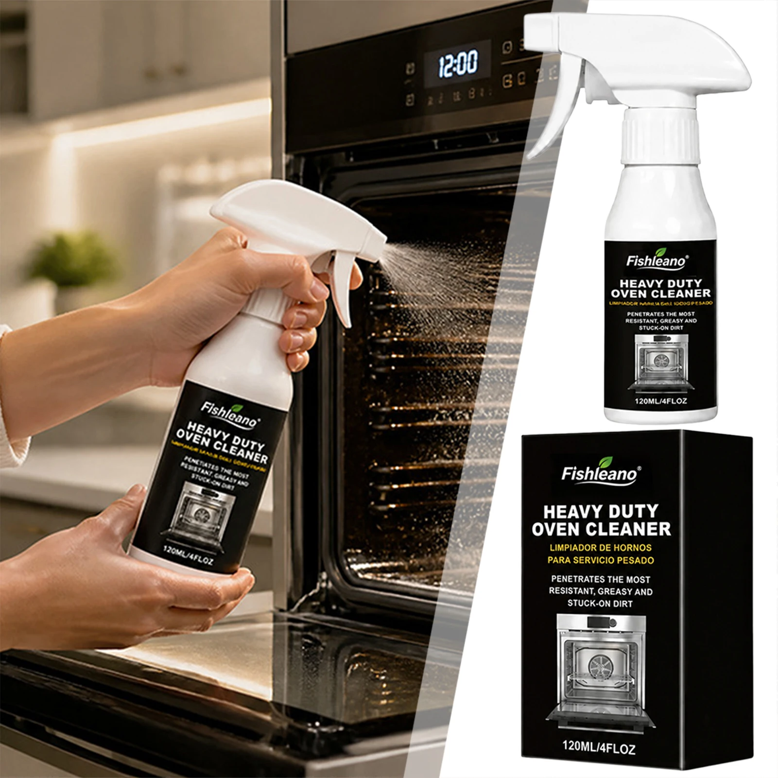 Professional Oven Degreaser For Kitchen Gentle Formulas Is Safe For Your Hands And Skin. Industrial Kitchen Grease Build-up