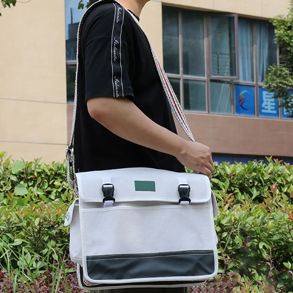 Adjustable Shoulder Tool Bag Canvas Tool Bag As Picture Single Shoulder Bag Balanced Tool Bag Compact Tool Storage