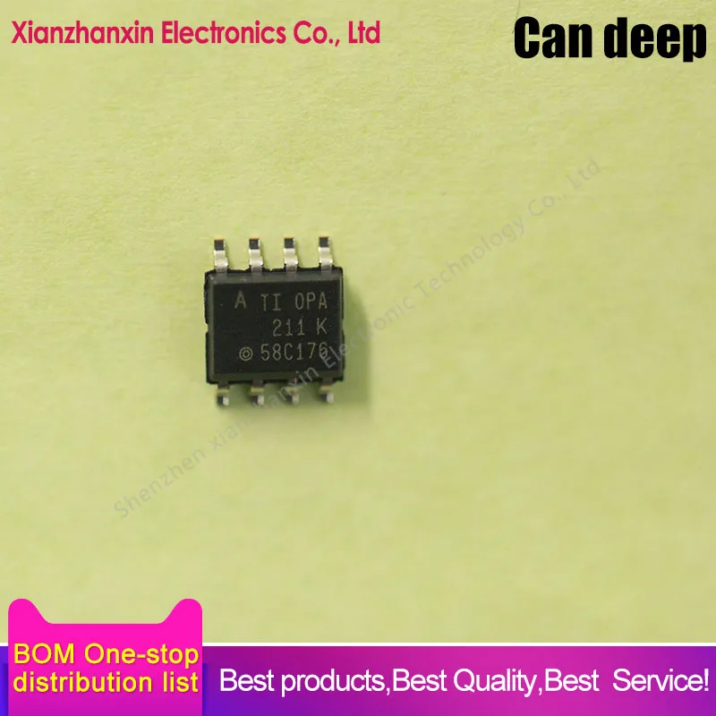 1pcs/lot OPA211AIDR OPA211AID OPA211 SOP8 Amplifier chip