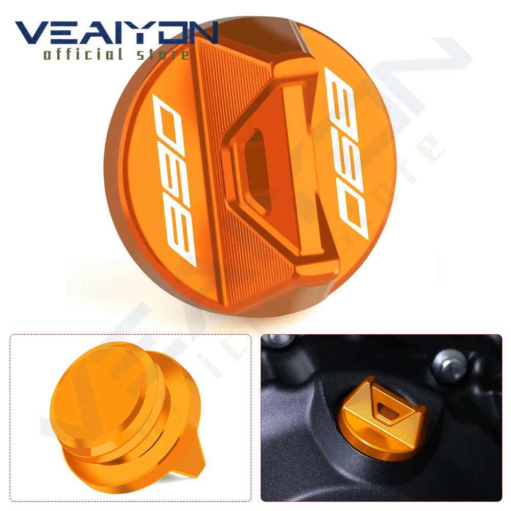 

For 890 ADVENTURE 890ADV R/L 890DUKE GP/R 890SMT Motorcycle Accessories Aluminum M24*3 Engine Oil Cap Plug Filler Nut Cover Cap