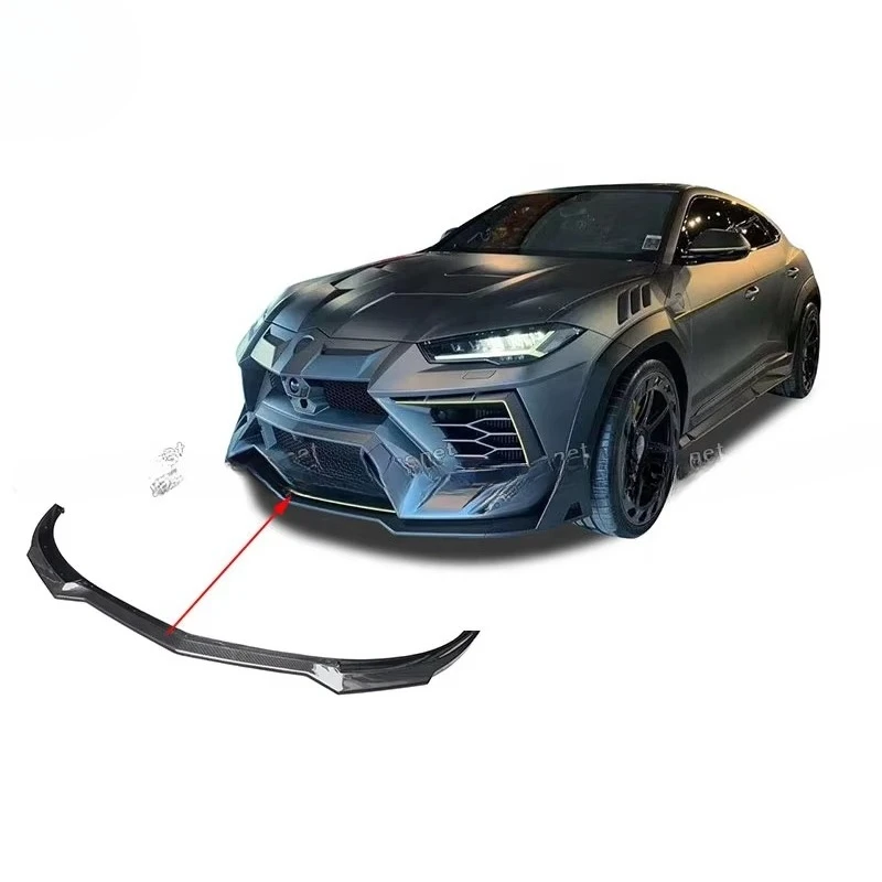 For Lambor Urus Dry Carbon Fiber MSY Style Car Front Bumper Splitter Lip
