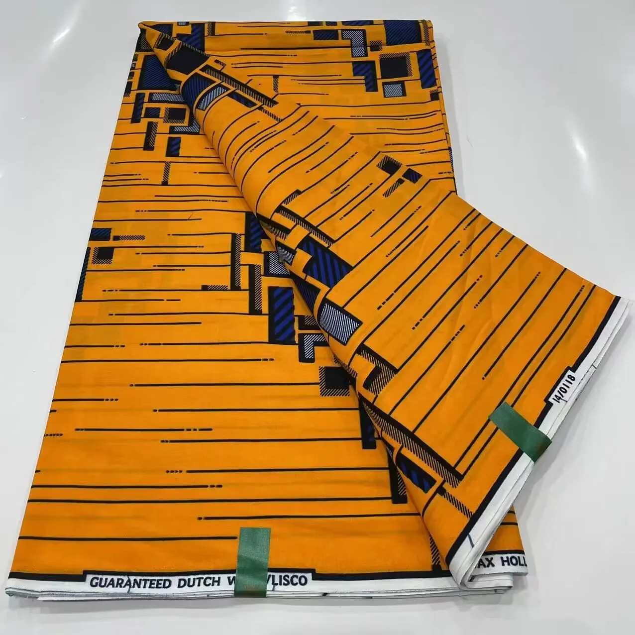 African Wax Fabric Ankara Print Cotton Clothing Material from China Red Blue Green  Patterns Available by the Meter view 4
