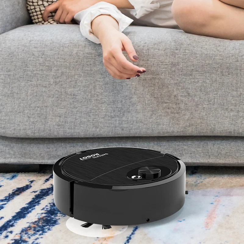 USB Sweeping Robot Vacuum Cleaner Mopping 3 In 1 Smart Wireless Dragging Cleaning  Floor For Home Office