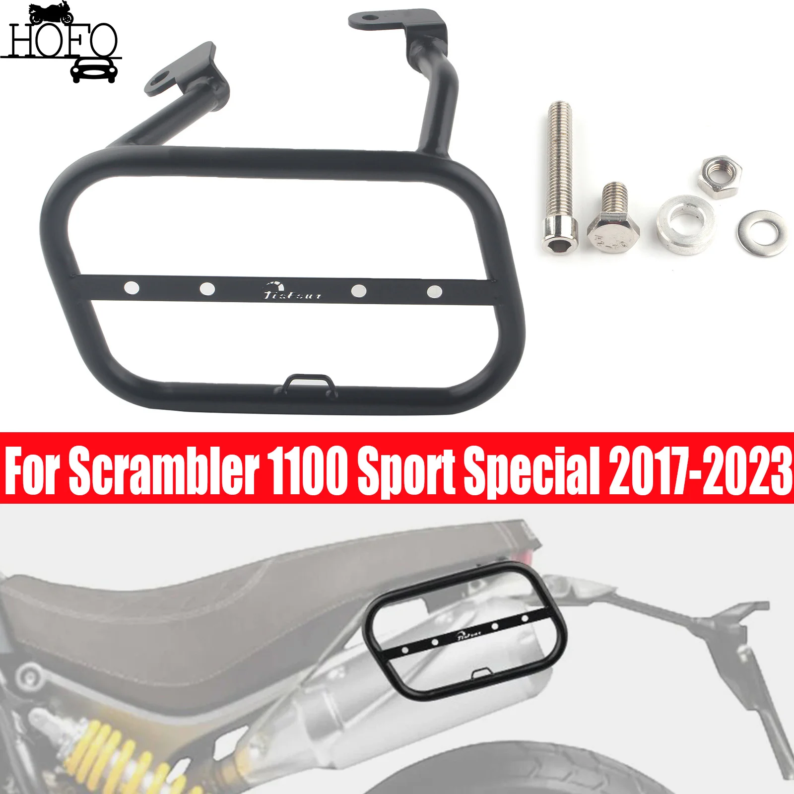 For Scrambler 1100 1100 Sport 1100 Sport PRO 1100 Special Motorcycle Trunk Bag Holder Stylish Motorcycle Side Bag Mount Holder