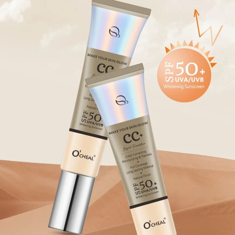 30 グラムコンシーラープライマー保湿 & 保湿リキッドファンデーションメイクアッププレクリームナチュラルリフレッシュ & アイソレーション CC クリーム