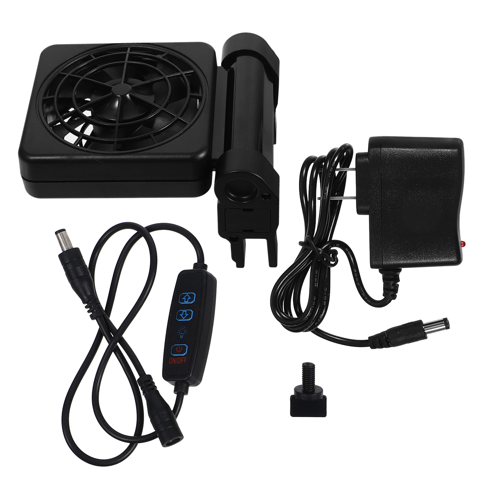 

Регулируемый охлаждающий вентилятор для аквариума, охладитель для аквариума, охладитель воды, малошумный, компактный, легкий, практичный, летний, рассеиватель тепла