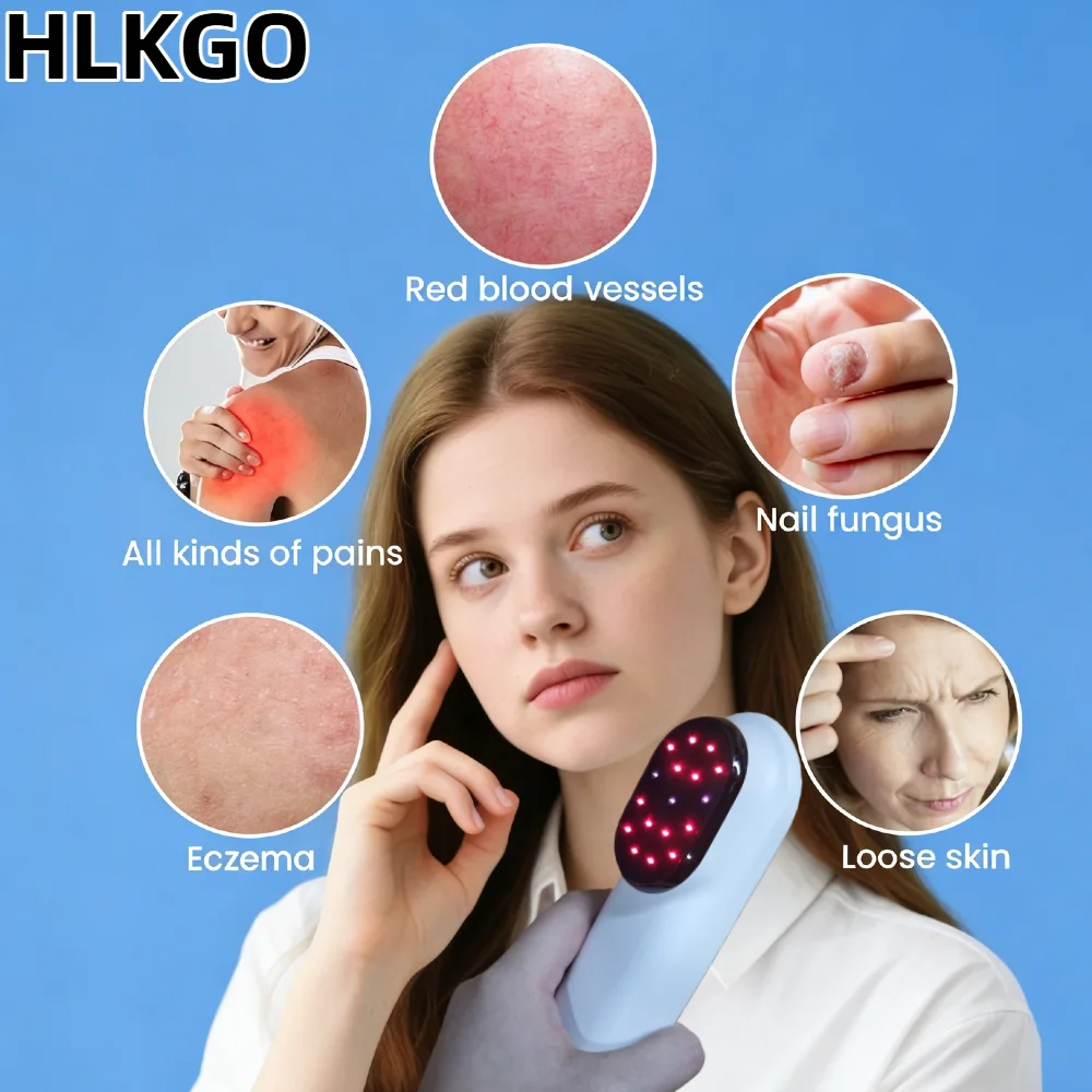 

650nm &808nm Near Infrared Light Device Red Light Therapy Lamp with Stand Facial Skin Care for Relief Muscle Joint Pain