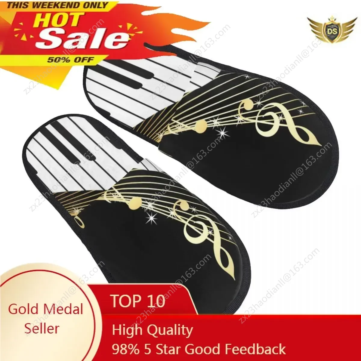 Indoor Piano Music Notes Warm Slippers Winter Home Plush Slippers Fashion Home Soft Fluffy Slippers