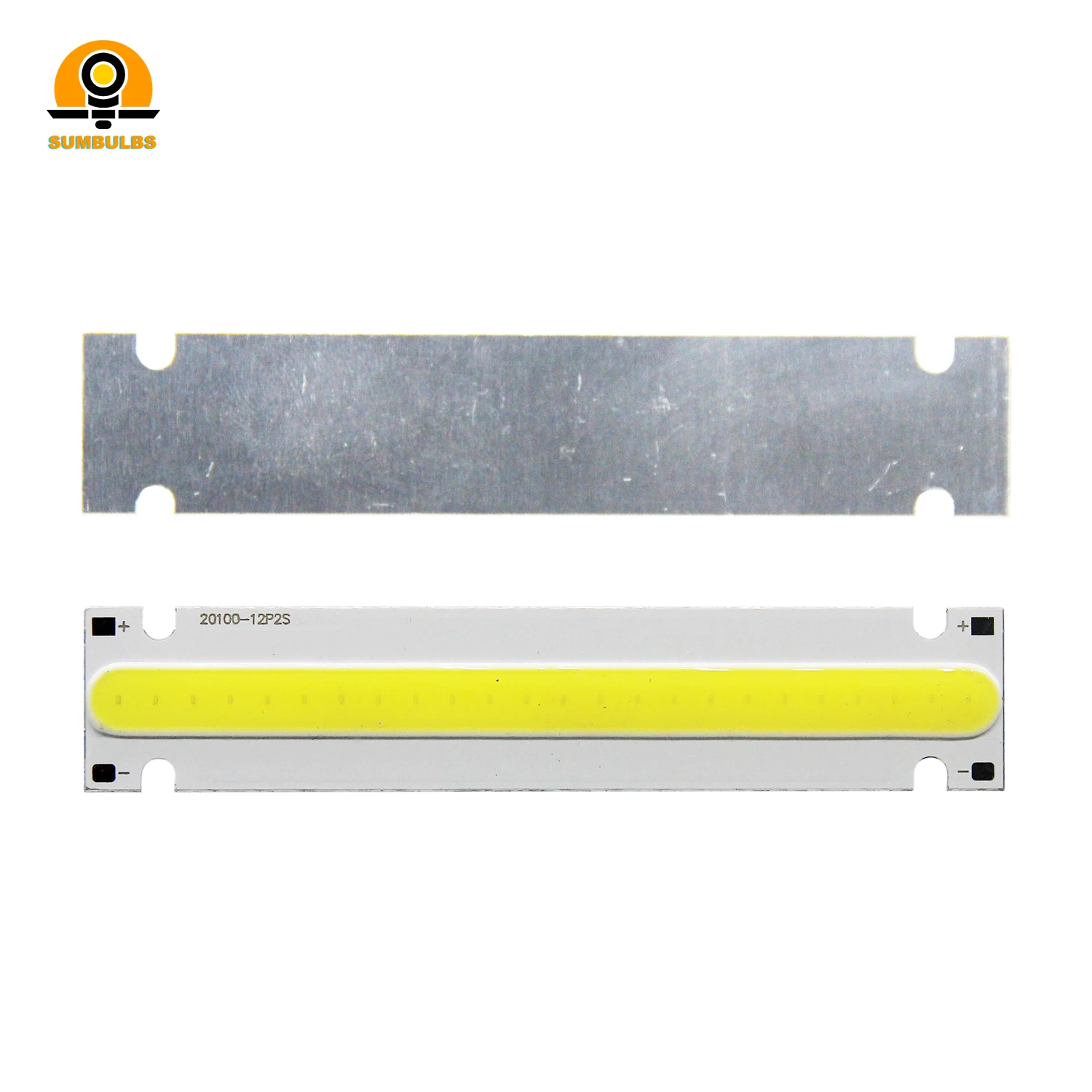 Sumber cahaya Strip COB pabrikan Input DC 6V 5W 100x20mm CIP Bar meja warna pemancar dingin hangat untuk lampu LED DIY