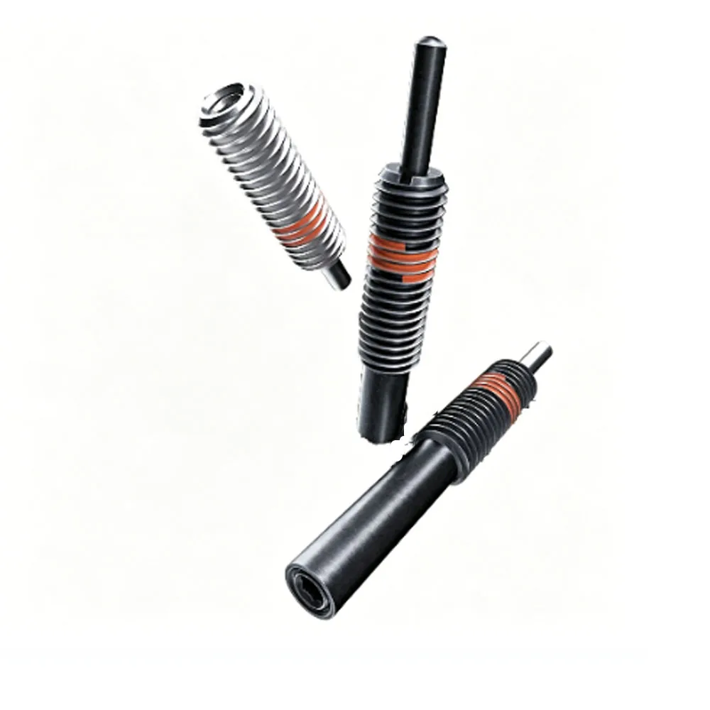 Heavy Duty Spring Plunger M3-M30 Retractable Locating Pin Spring Loaded Positioning Stud for Industrial Mechanical Fixing