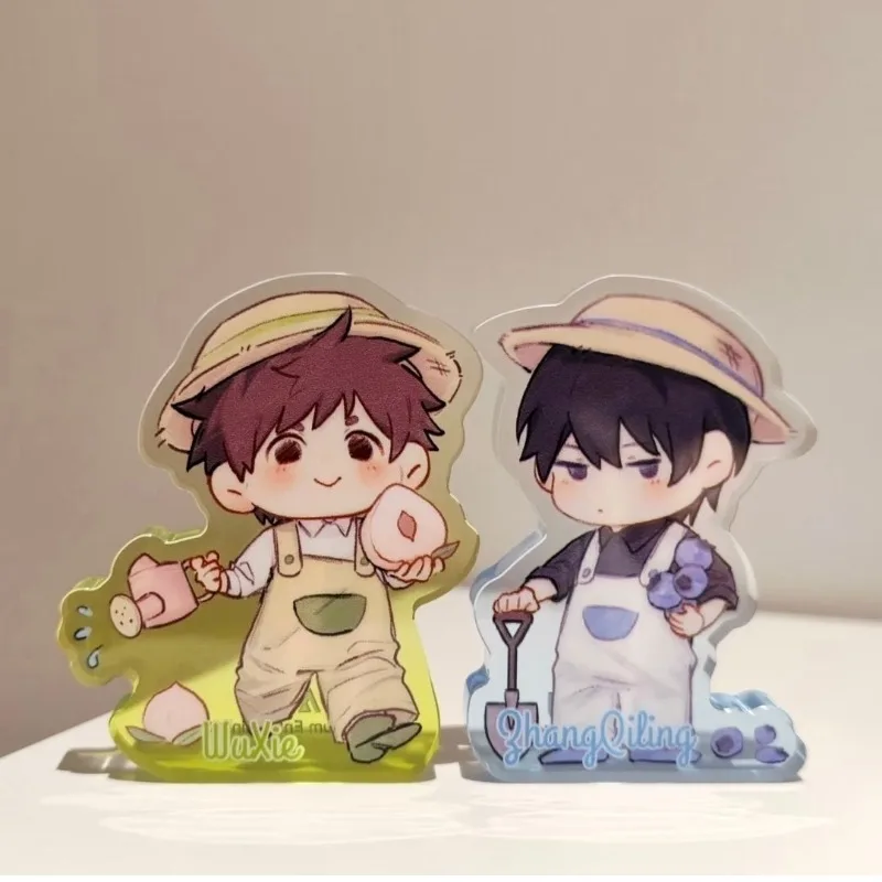 Grave‑Robbers' Chronicles Acrylic Stand Keychain Wu Xie Zhang Qiling Office Desk Top Decor Gift Box Stuffer Collectible Supply