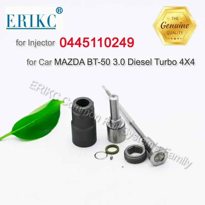 

0445110249 Diesel Fuel Injector Overhaul Repair Kits Nozzle DLLA155P1514 Valve F00VC01349 Nut F00VC14012 For FORD MAZDA
