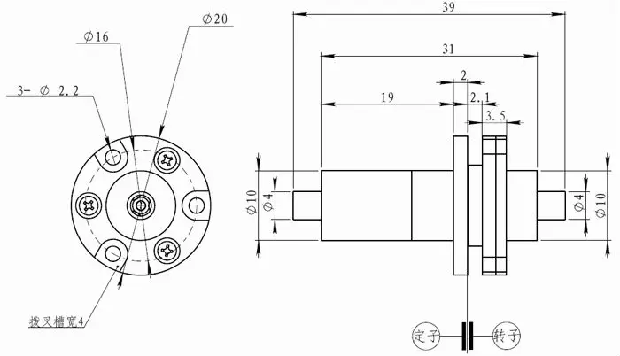 وصلات دوارة من الألياف الضوئية بقناة واحدة / FORJ من حلقات الانزلاق