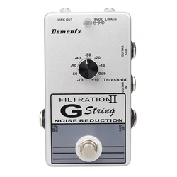 Demonfx-pedale effetto chitarra cancello del rumore basato su ISP effetto cancello del rumore filtro ad alta quantità II chitarre elettriche strumenti musicali