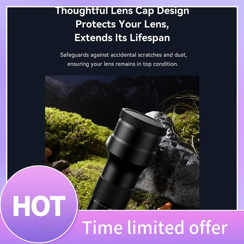 

B68A Mobile Phone Telephoto Macro Lens Kit 6X Telephoto Lens+150Mm Macro Lens For Iphone 16/15/14 With Universal Phone Mount