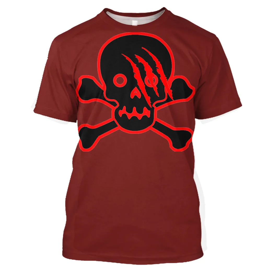 Jumeast Film Red Hair 3D Graphic T-Shirts Anime Movie Shanks Printed T-Shirty Japan Manga Pirates Skull Baggy Mesh Men Tops 7XL