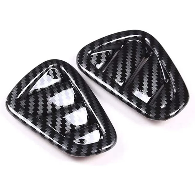 Car Dashboard Side Air Vent Cover Trim for Mercedes-Benz C-Class W206 C200 C300 2022 Accessories ABS Carbon Fiber