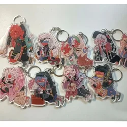 Countryhumans Keychain Man Anime Acrylic Key Chain Women Key Ring Chain for Pants Kids Pendant High Quality Zinc Alloy Brelok